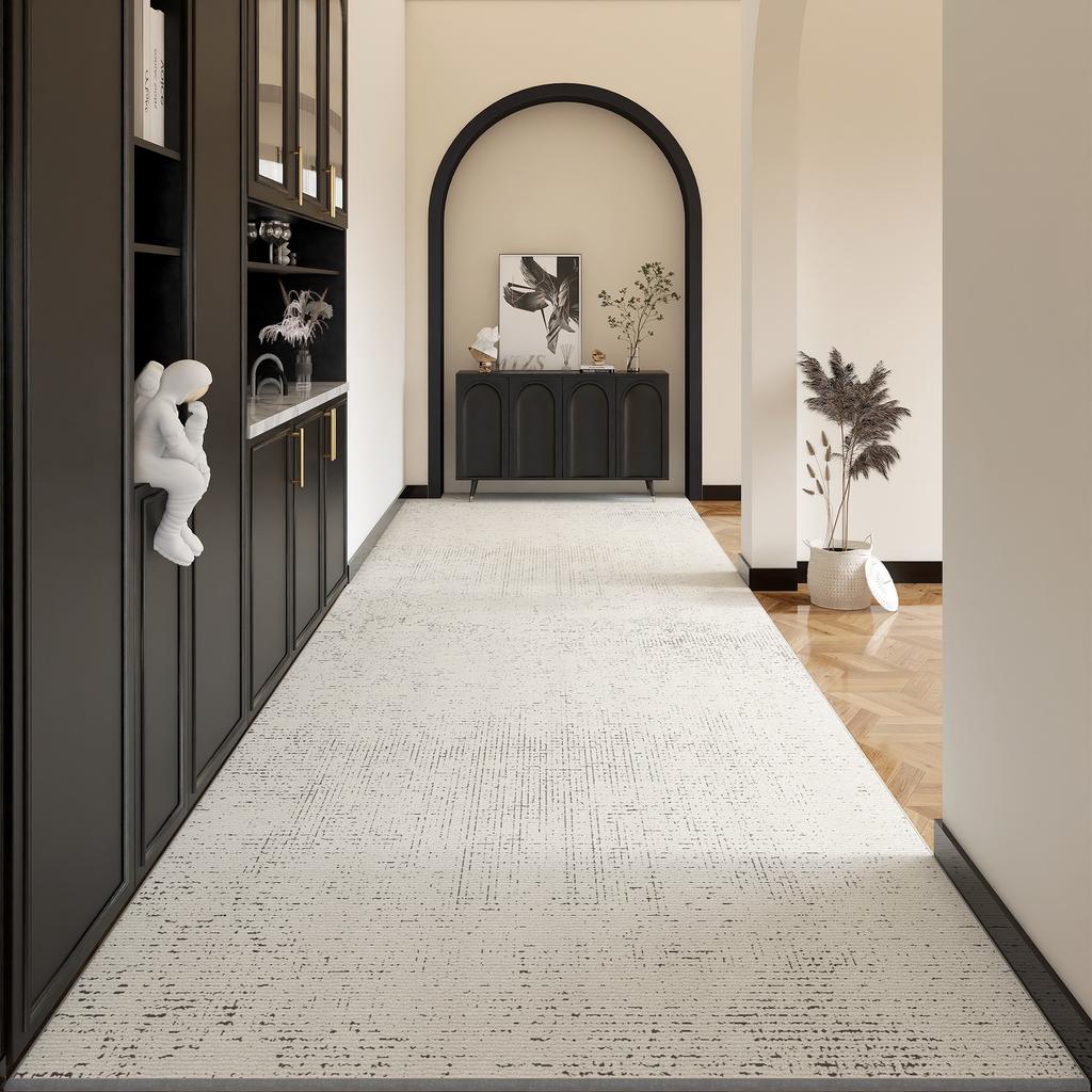 Hallway Floor Mat Home Corridor Entrance Door Mats Long Strip Non-slip Wear-resistant Carpet Modern High-end Style Big Size Rug