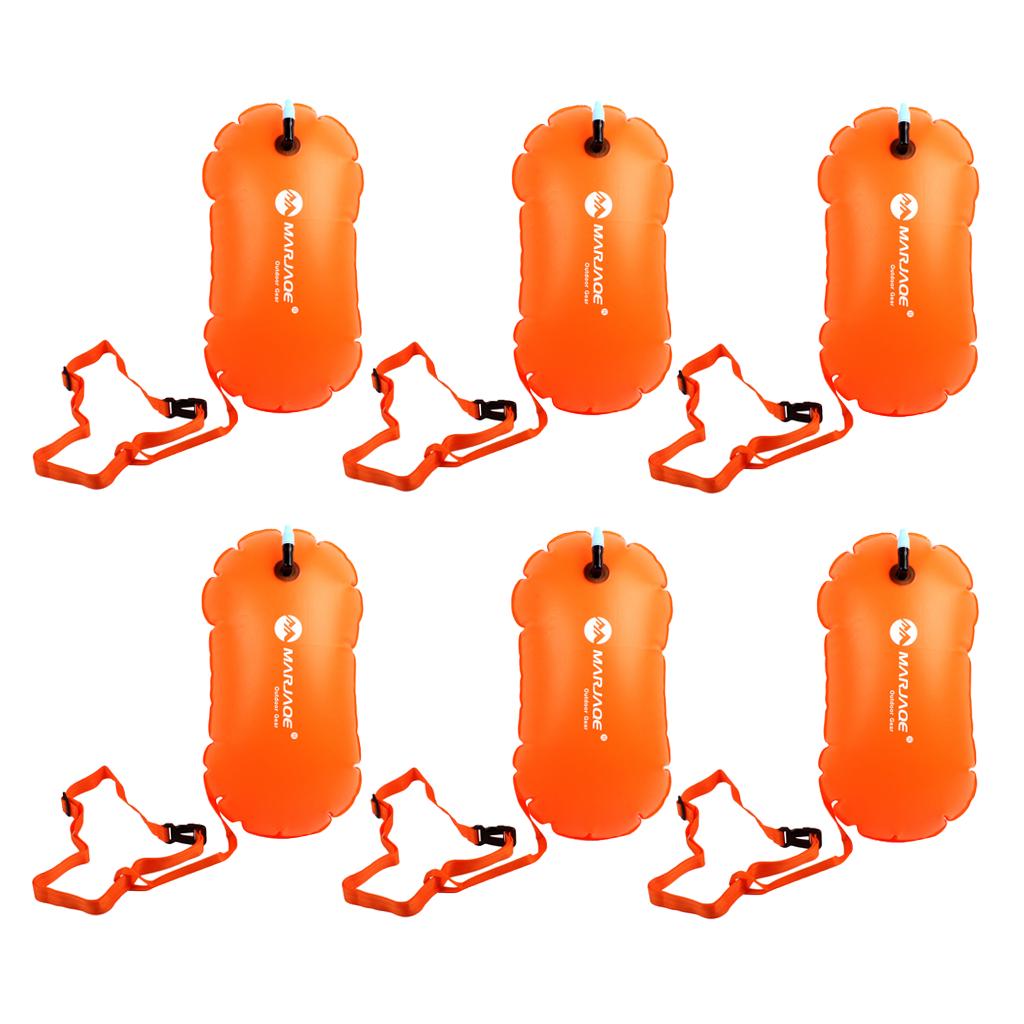 2Pcs Safety Swim Buoy Tow Float Air Bag for Open Water Swimming Snorkeling 2Pcs Safety Swim Buoy Tow Float Air Bag for Open Water Swimming Snorkeling