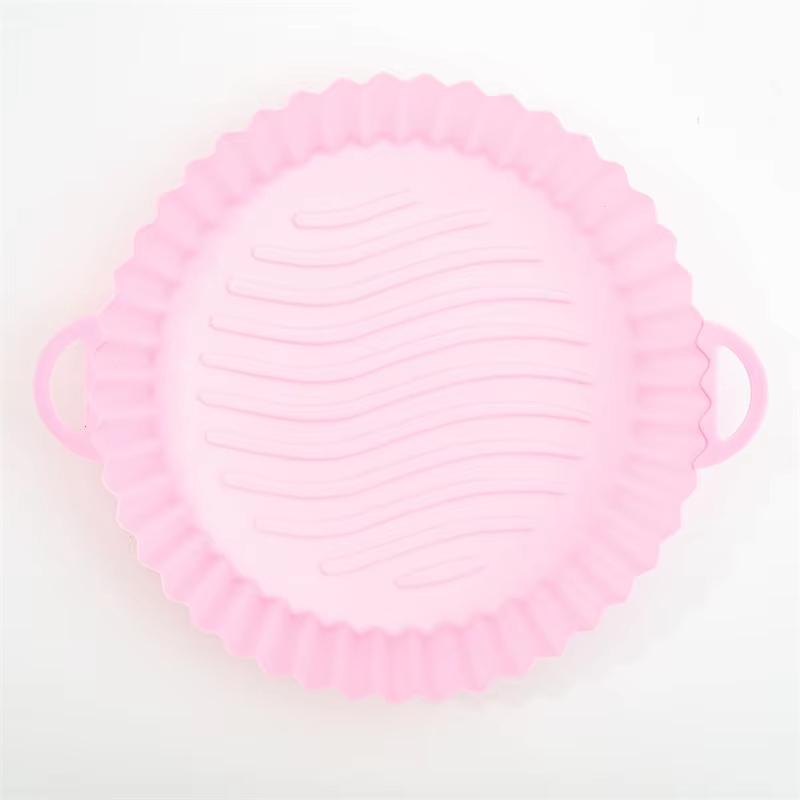 Air Fryer Silicone Liners Air Fryer Silicone Pot Reusable Silicone Air Fryer Liners Food Safe Non Stick Air Fryer Basket Accesso