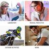 1PC Safety GlassesClear Anti-Fog Goggles Over Spec Glasses Protective Eye Wear Industrial Approved Wide Vision