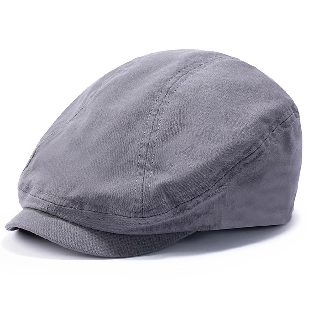 Casquette gavroche grande taille XL 64 cm pour homme Casquette plate vintage Gatsby en coton pour papa Casquette octogonale mode femme Casquette de chauffeur de taxi