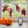 Halloween Simulation Horror Blood-hand Glass Window Home Atmosphere Decoration Stickers