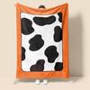 Cow Fleece Blanket, Children's Nap Blanket, Air Conditioner Cover Blanket