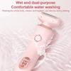 Painless Hair Removal At Home 2 In 1 Electric Shaver Razors for Women Bikini Trimmer for Pubic Hair Wet & Dry Electric Shaver