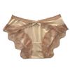 LANGSHA Atmungsaktive Spitze & Satin Slips 4er-Pack