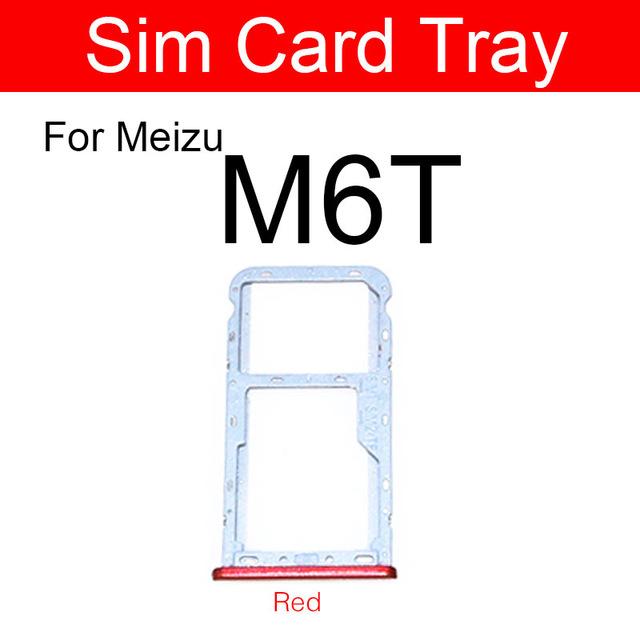 SIM-Karten-Slot-Fach-Halter für Meizu 15 16X M15 U10 U20 Pro 5 Pro 6 7 M6 M6T M6s SIM-Karten-Slot-Adapter Ersatz