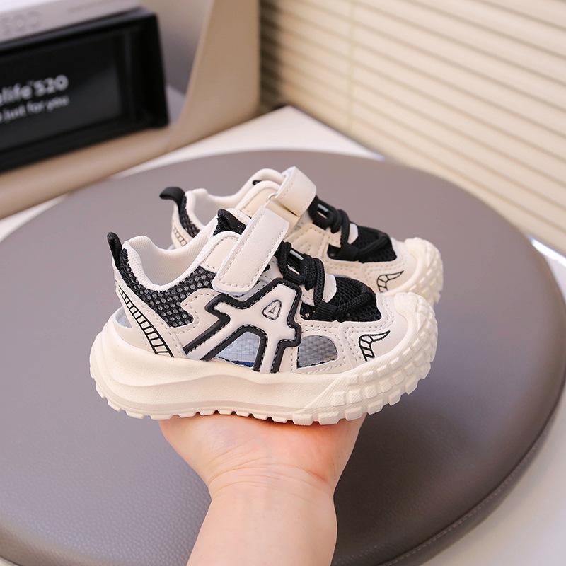 Children's sports shoes summer new boys sandals medium and small children's mesh breathable shoes girls breathable soft sole dad shoes