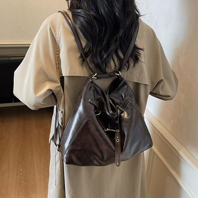 Bag Women's Large-capacity New Autumn and Winter High-end Single Shoulder Crossbody Commuter Tote Bag Backpack