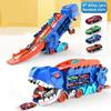 Transport Dinosaur Truck with Foldable into Standing Transforms Sliding Race Track T-rex Best Birthday Gifts Toys Boys And Girls