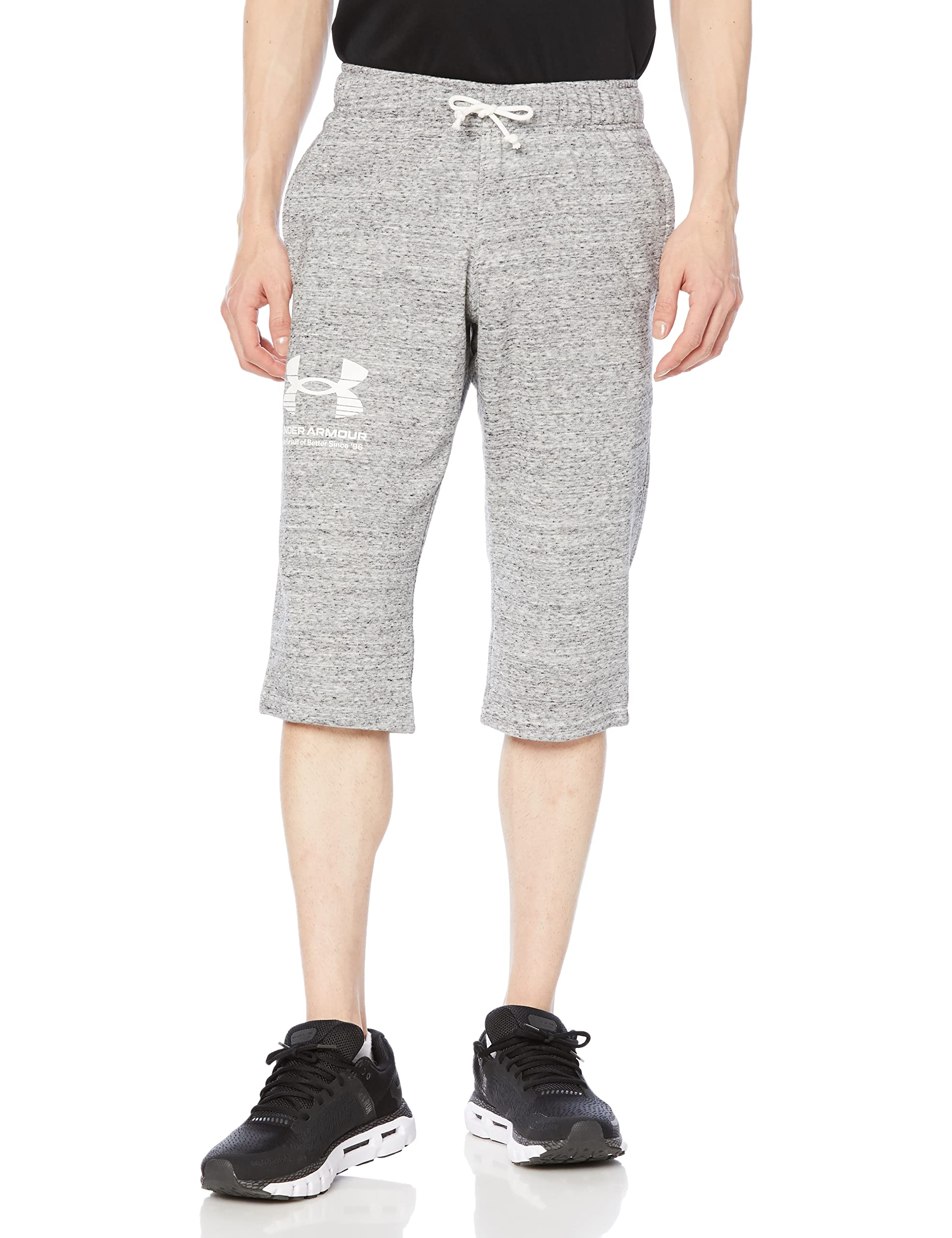 

UA RIVAL TERRY 3 4 ШТАНЫоникс белый LG [Under Armor]