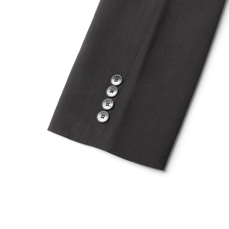 European-American Commuter Suit Collar Long Sleeve Button Stitching Women's Jacket, Pure Design, 2025 Fashion