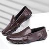 New Arrival Man Casual Shoes Handmade Genuine Leather Loafers Comfortable Men Slip on Flats Soft Moccasins Outdoor Hiking Shoes