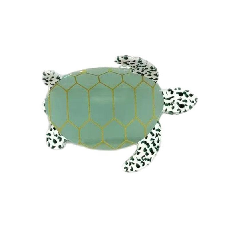 Lovely Acrylic Turtles Shape Hair Clip For Women Realistic Marine Design Hair Accessories For Parties And Daily Use