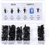 100PCS Car Bumper Retainer Clips Automotive Body Trim Fixed Clip Auto Door Panel Push Pin Universal Vehicle Plastic Rivets Kit