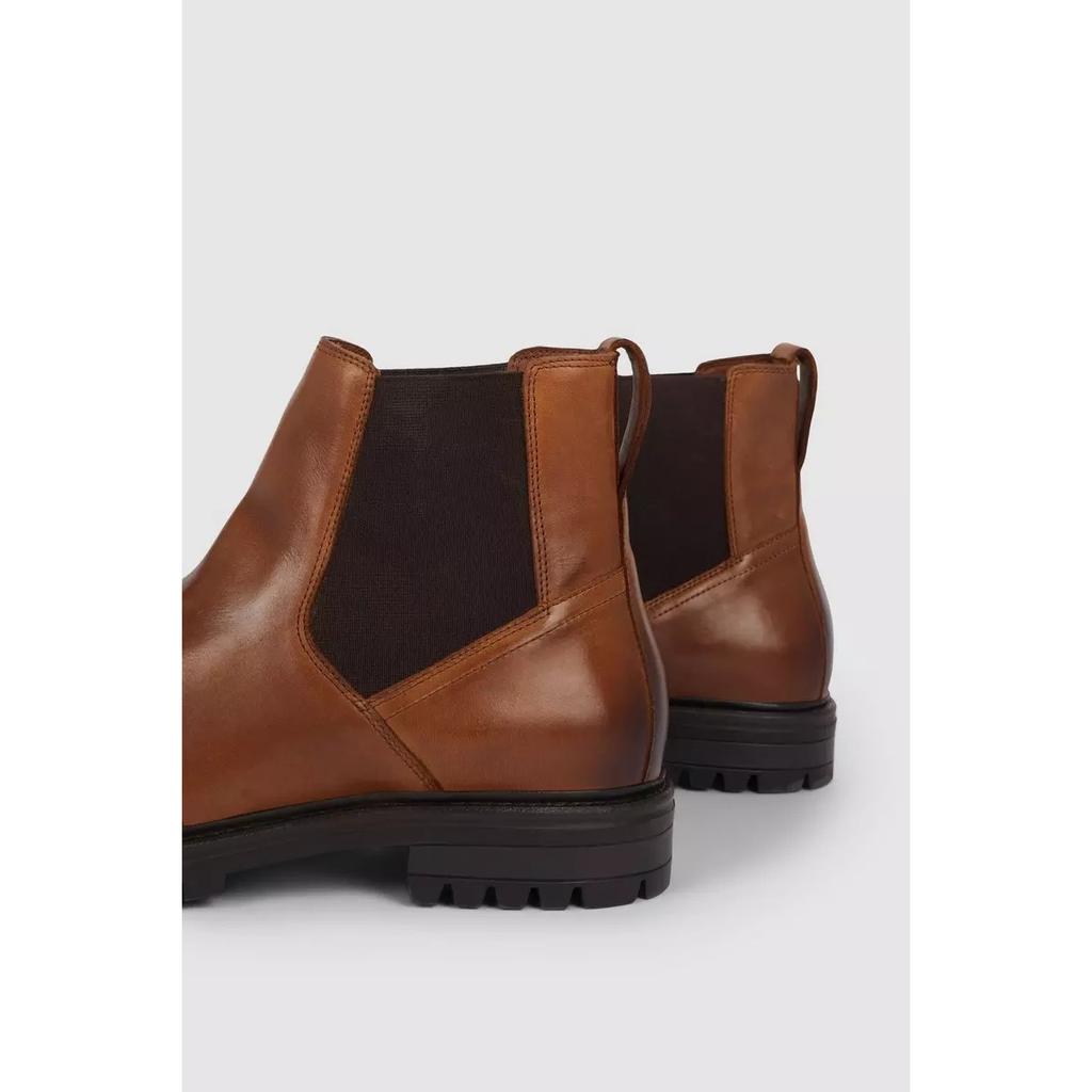 Mantaray Mens Premium Leather Chelsea Boots