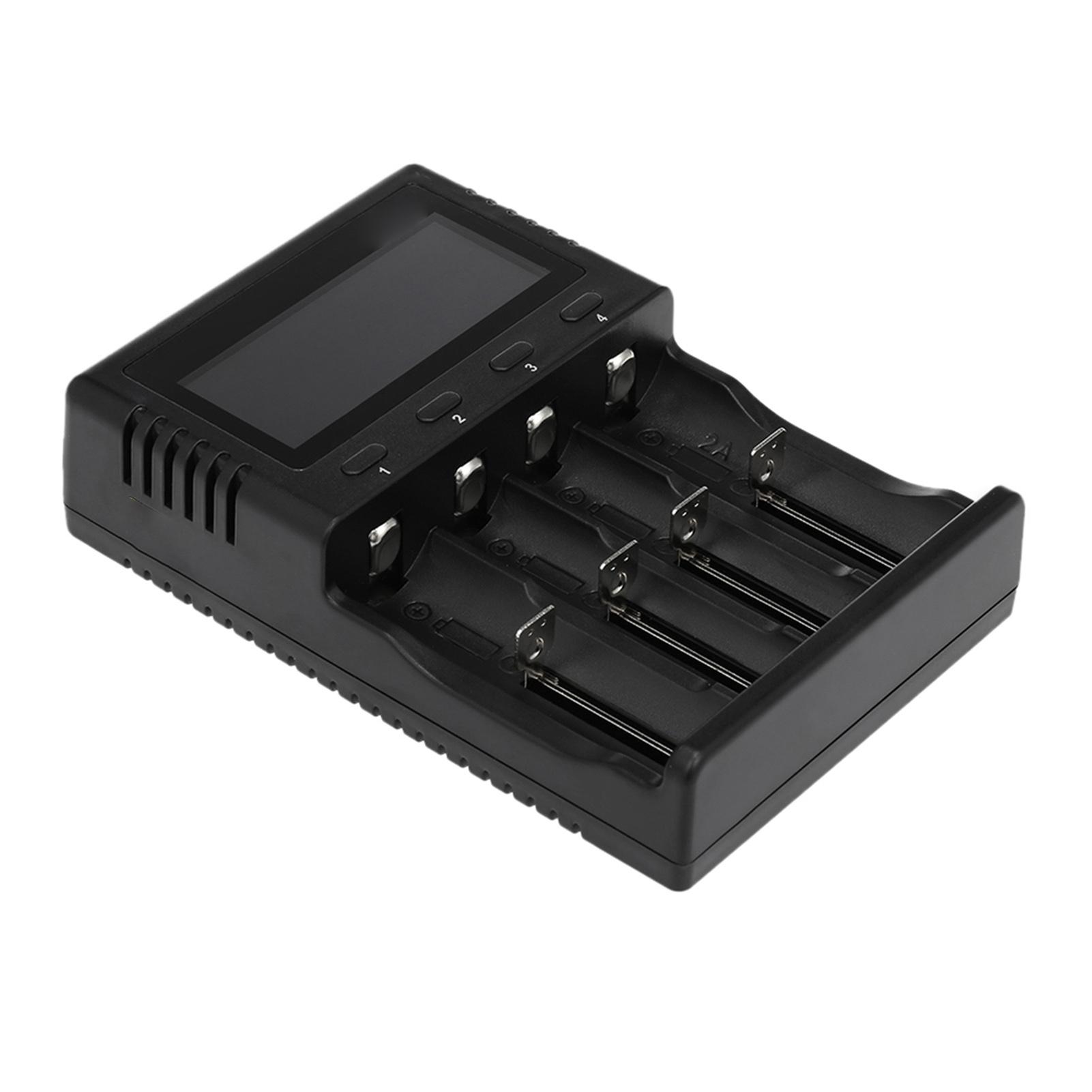 

Lii-PD4 NaIntelligent Battery r Smart r w/ 4 Battery Slots LCD Display for Ni-MH Ni-Cd Li-ion Rechargble Batteries