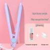 Dual-Use Mini Curl & Straighten Iron for Bangs with Portable Straightening Plate