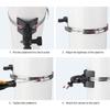 Adjustable Stainless Steel Hose Clamp Hoop Pipe Poles Mount Bracket Worm Gear