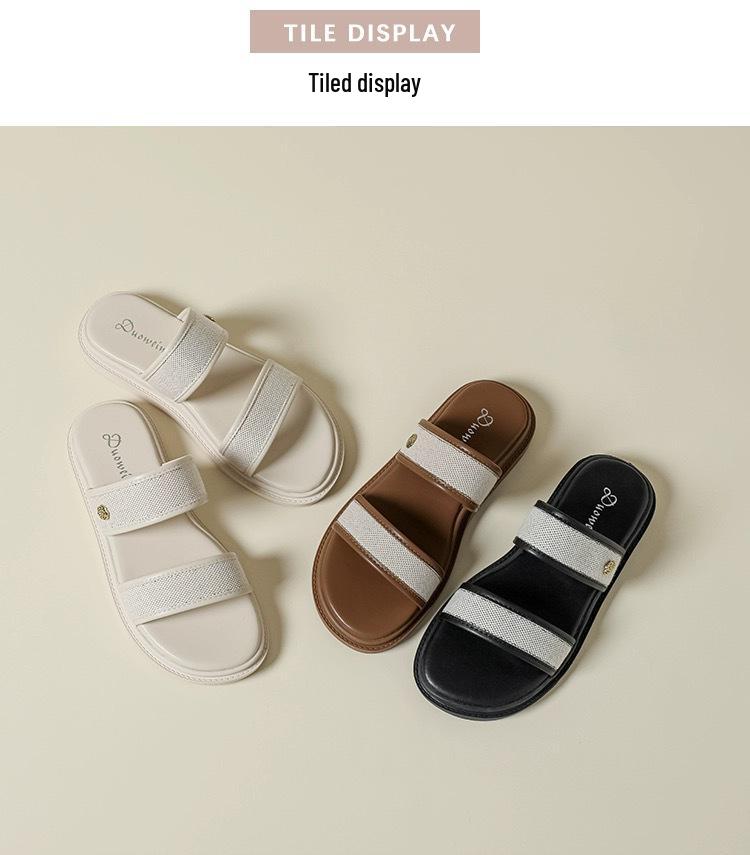 Women's Super Comfortable One-Strap Roman Beach Sandals - 2024 Summer Fashion