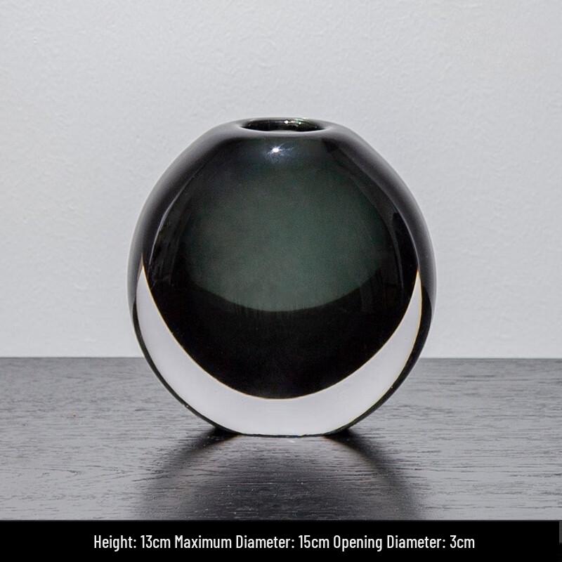 Rui Jie Minimalist Luxury Crystal Glass Art Vase