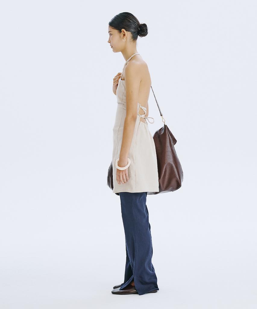Bundercammer Strap Mini Dress_Beige