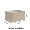 Foldable Linen Storage Basket With Large Capacity For Cosmetics And Clothes