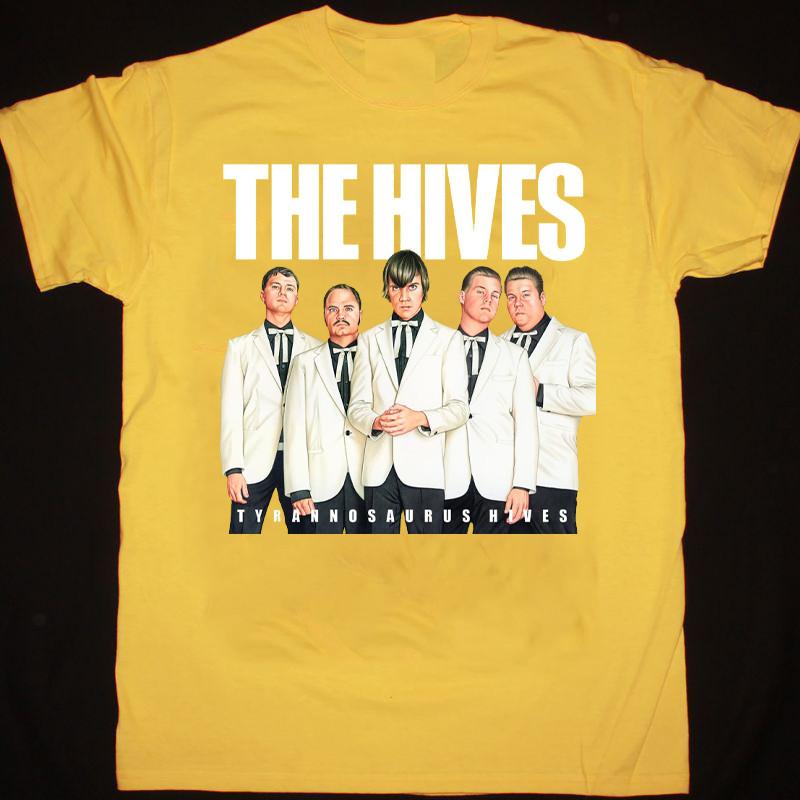 

The Hives Band Tyrannosaurus Hives T Shirt Yellow All Size S-5XL BT907 Unisex T-Shirt XL