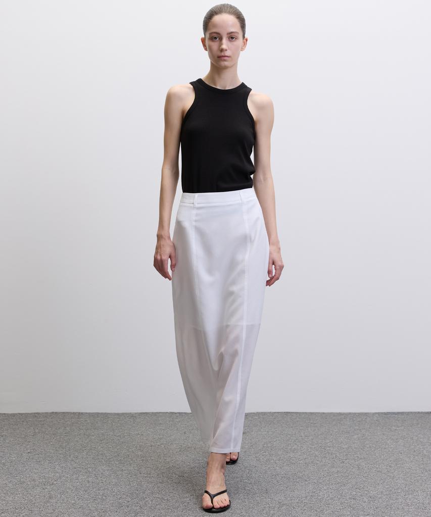 HAE BY HAEKIM [Atelier] Summer Maxi Skirt_White