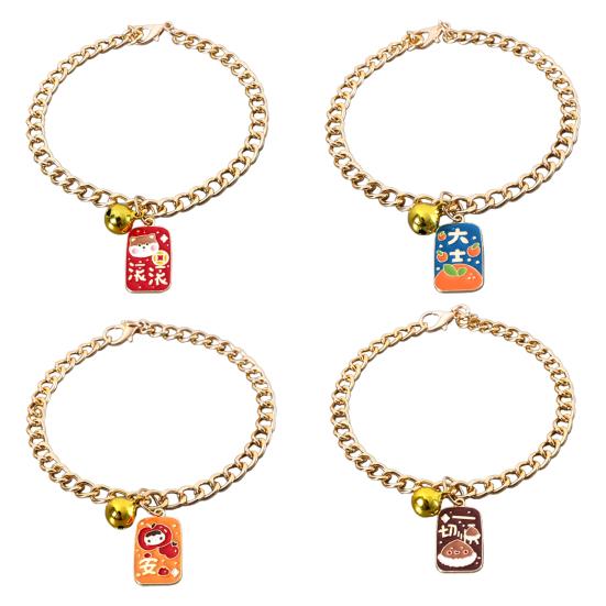 Haustier-Halskette, Mini-Glocken-Design, glänzende visuelle Wirkung, helle Farbe, allergiefrei, lang