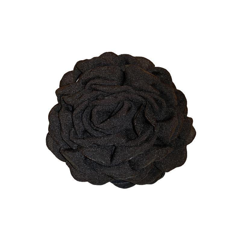 Caro 3D Rose Hair Claw Clip - 2024 High-End Floral Shark Clip for Women, Elegant Headwear
