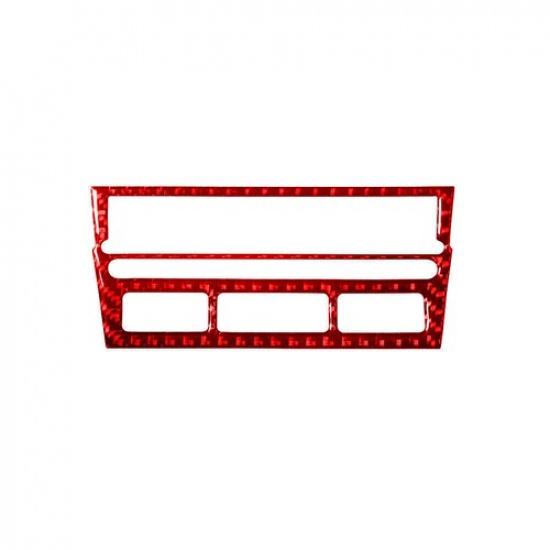 Red Carbon Fiber Navigation Control Trim For LEXUS RX330 RX350 2004-2009