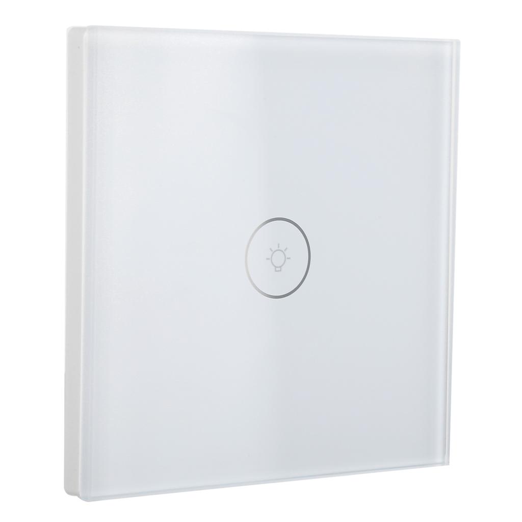 1 Gang Smart Switch WiFi Touch Panel APP Voice Control with Timing Function for Tuya