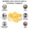 Citrine Chakra Healing Stones Crystal Tumble Stone for Decorative Items Home Decor Items Crystal Showpieces  Office Decor Table Gifts