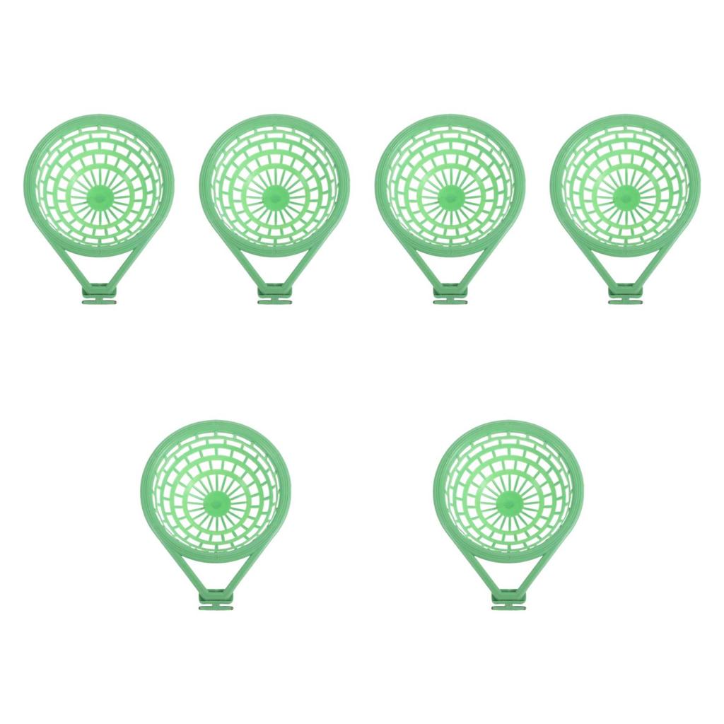 6 Pieces Bird Nest Practical Pet Supplies Sturdy Green,Hollow Canary Nest Pigeon Nest Storage Container for Outdoor Use Home