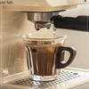 Glass Coffee Cup and Dish Set Wooden Handle Water Cups Wooden Dessert Plate Insulated Breakfast Cup Milk Tea Cups Milk Mug