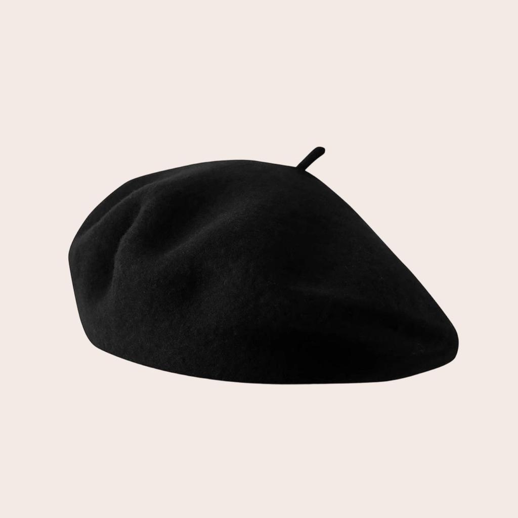 Autumn & Winter Wool Beret: Thick, Fashionable, Versatile & Warm