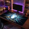 Malmö FF Custom Large Mouse Pad, Personalized Name Text Print, Football Logo Non‑Slip Desk Mat Gaming Gift