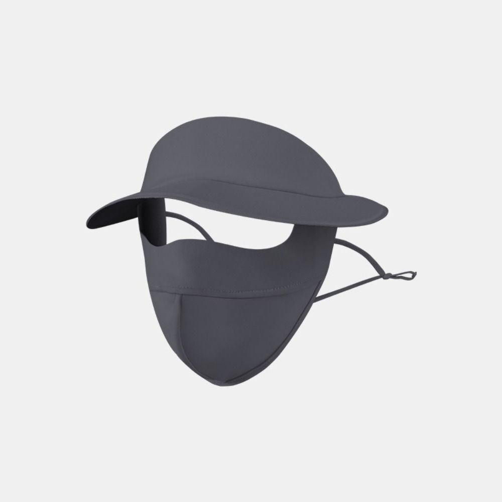

Летняя маска для лица Gini Mask Дышащая маска Ice Silk для велоспорта темно серый