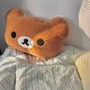 Cute Rilakkuma Plush Warm Hand Pillow Cartoon Bear Peluche Stuffed Toy Soft Cushion Birthday Gift