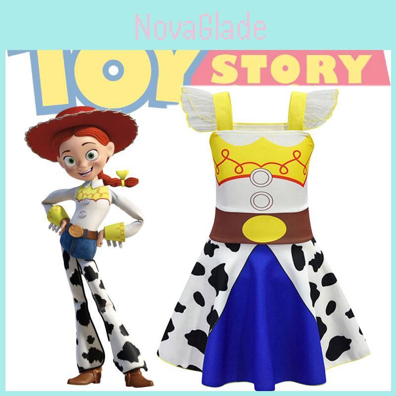 In Stock Children's Dress Toy Story 4 Cosplay Dress For Toddlers Sleeveless Ballet Dress Imported 80149