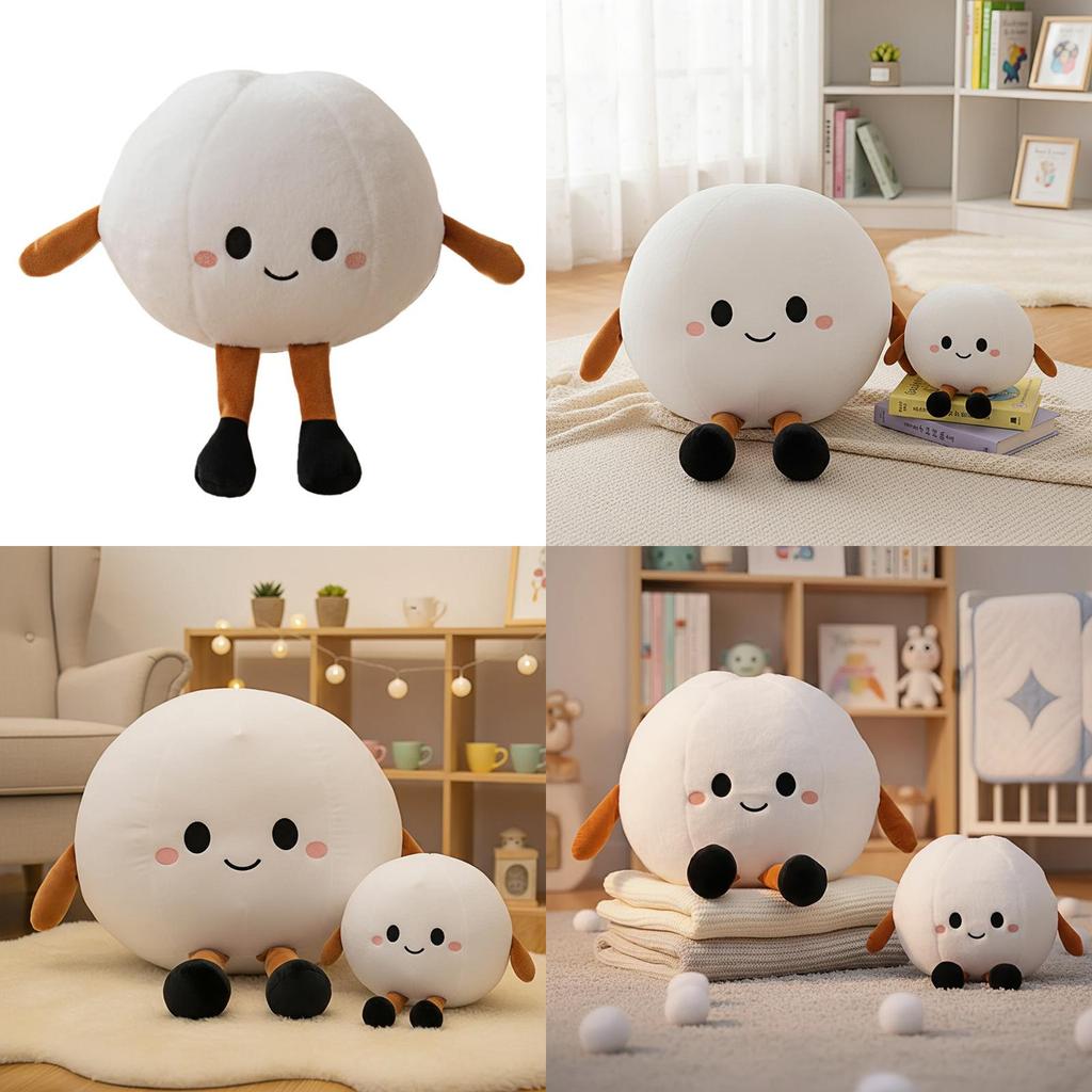 Peluche de Ping Pong de Dibujos Animados Decoración para Niños Regalo Para Sala de Juegos Infantil