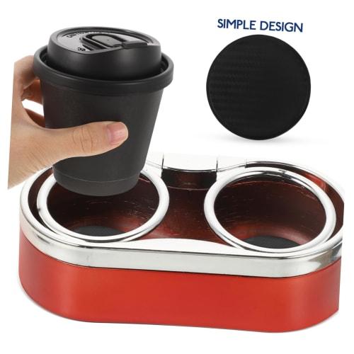 ABOOFAN Wear-Resistant Car Cup Mats, Non-Slip Silicone Coasters for Cars, Convenient for Everyday Use, Universal Cup Holder Compatible, Pack of 4