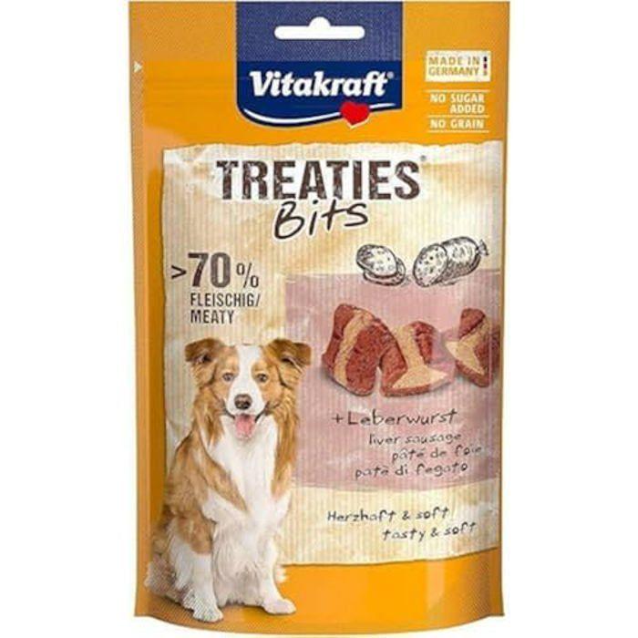 Snack Pour Chiens - VITAKRAFT - Treaties Bits - Porc - 120 G - Multicolore