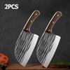 Multifunctional Kitchen Knife Meat Cleaver Fish Slicing Boning Knives Forged Butcher Knife Wooden Handle Knife Kitchen Supplies