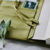 Cubierta Hobonichi Techo A5 Cuero Verde Salvia Planificador Japón