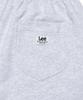 LEE Felt Twitch Logo Sweatpants Light Grey