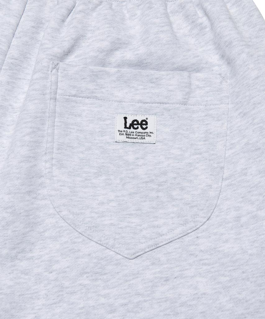 LEE Felt Twitch Logo Sweatpants Light Grey