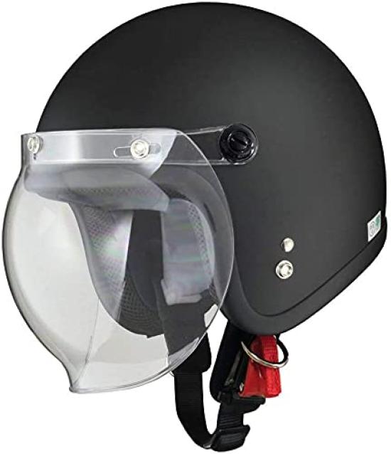 

Bike Parts Center Helmet 59 Half Ducktail Matte Black (Matte Black)