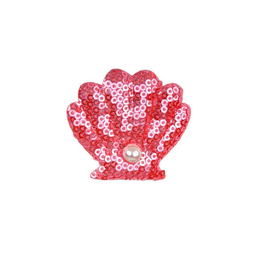 Sea Shell Hair Clip Mermaid Sea Shell Hair Accessories Multicolor Headpiece Beach Sea Shell Hair Pins Sequin Glitter Hair Clips