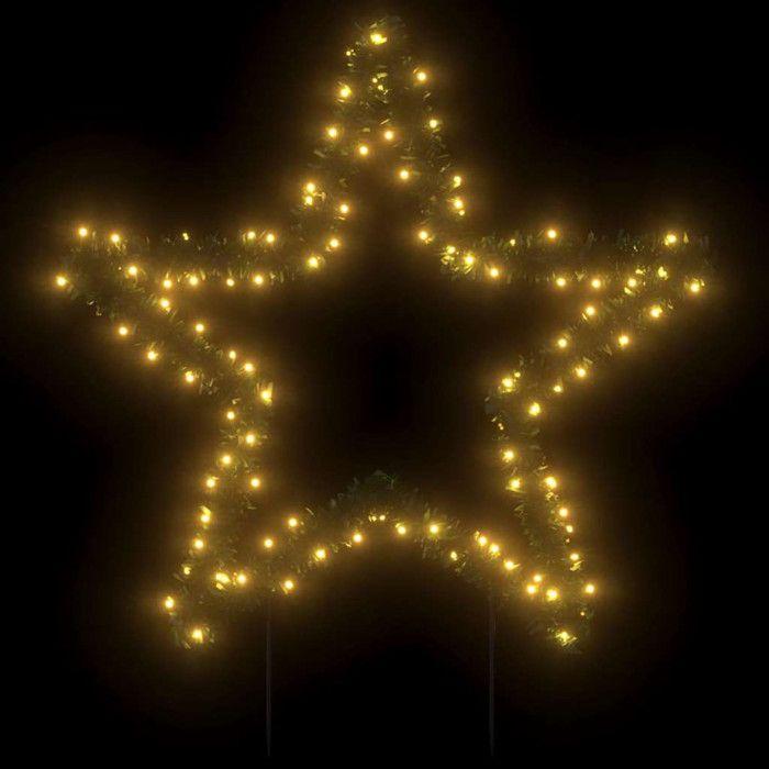 VidaXL Luminous Christmas Star Decoration with Stakes 115 LEDs 85 Cm 357724